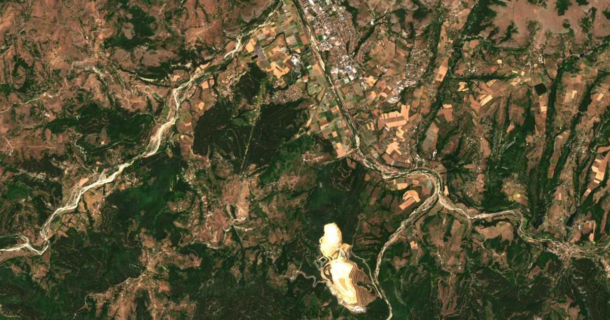 Satellitenkarte von Ovčari