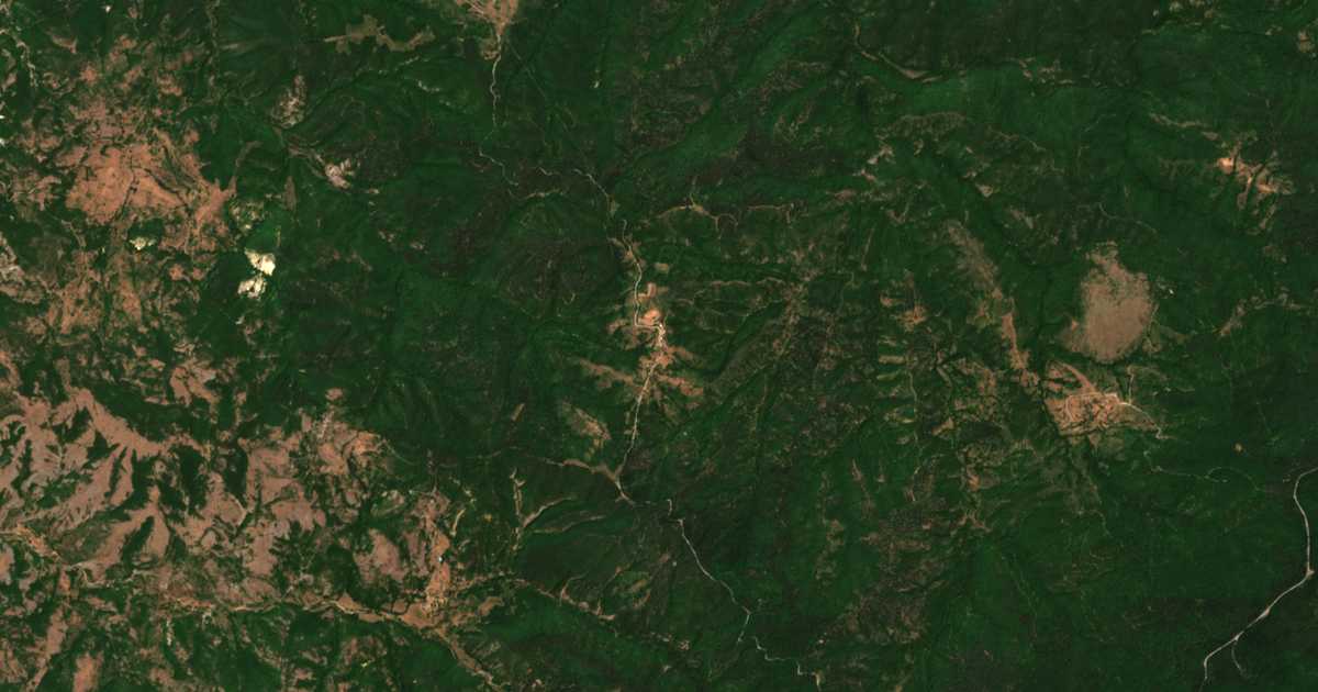 Satellitenkarte von Padalo