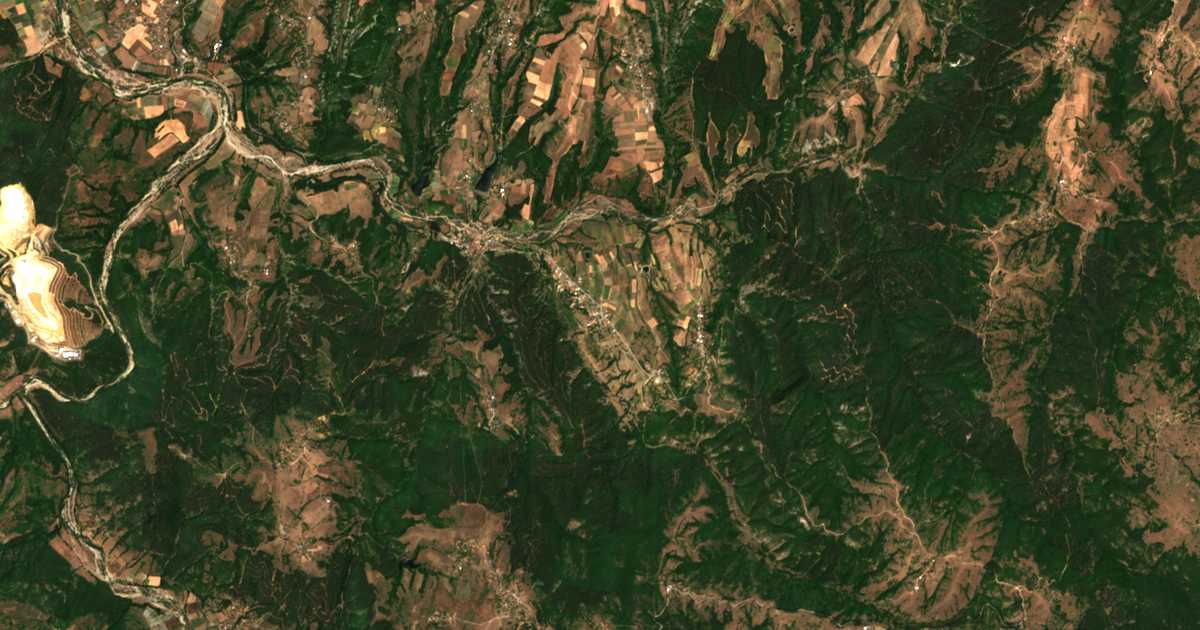 Satellitenkarte von Podrumče
