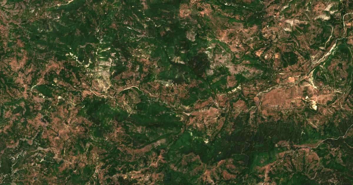 Satellitenkarte von Ribino