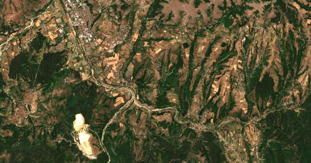 Satellitenkarte von Rogač