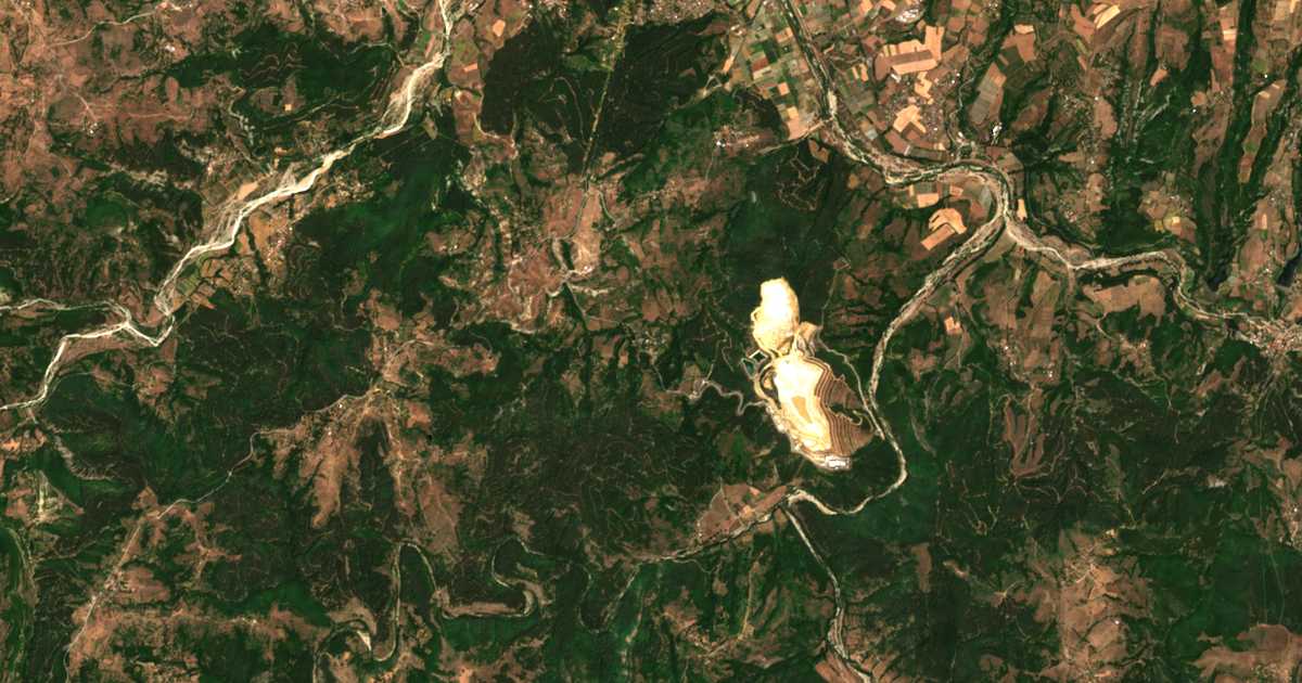 Satellitenkarte von Skalak