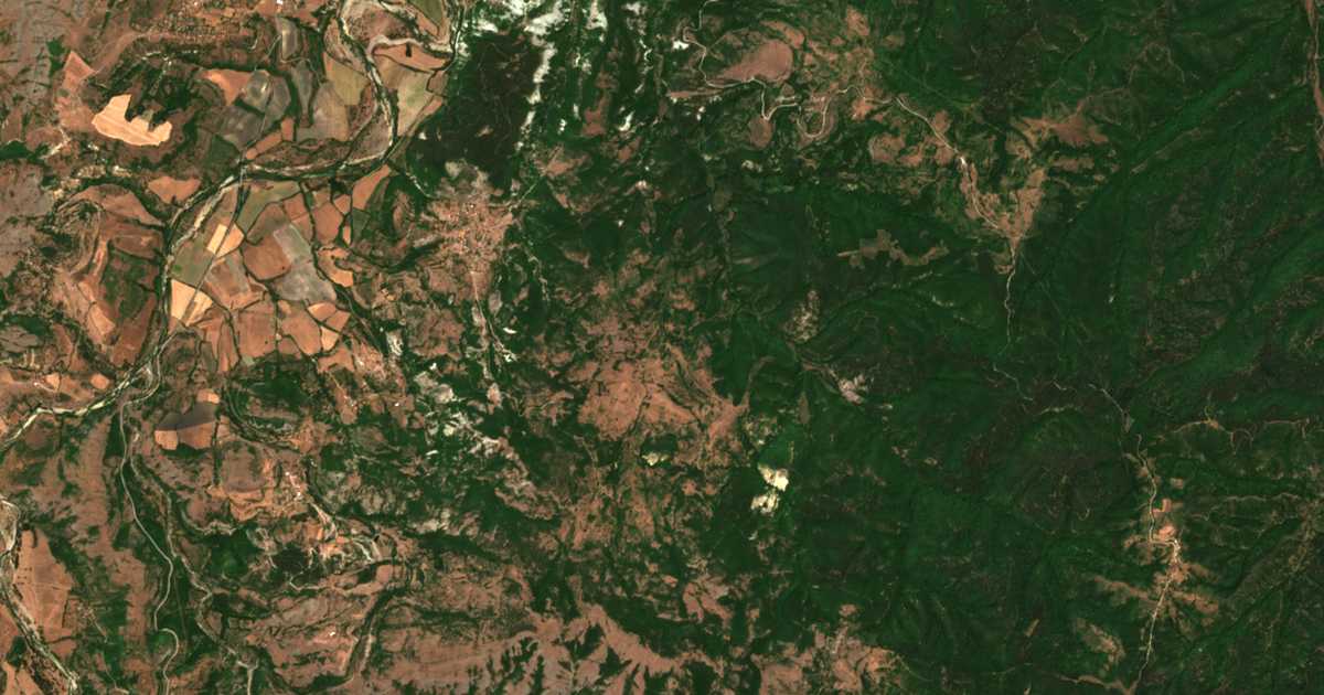 Satellitenkarte von Sladkodum
