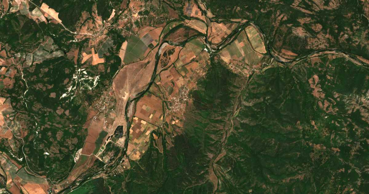 Satellitenkarte von Strandževo