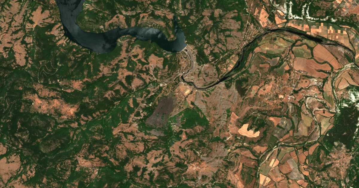Satellitenkarte von Talsperre Studen kladenez