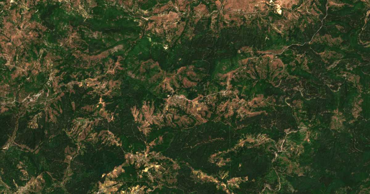 Satellitenkarte von Tokačka