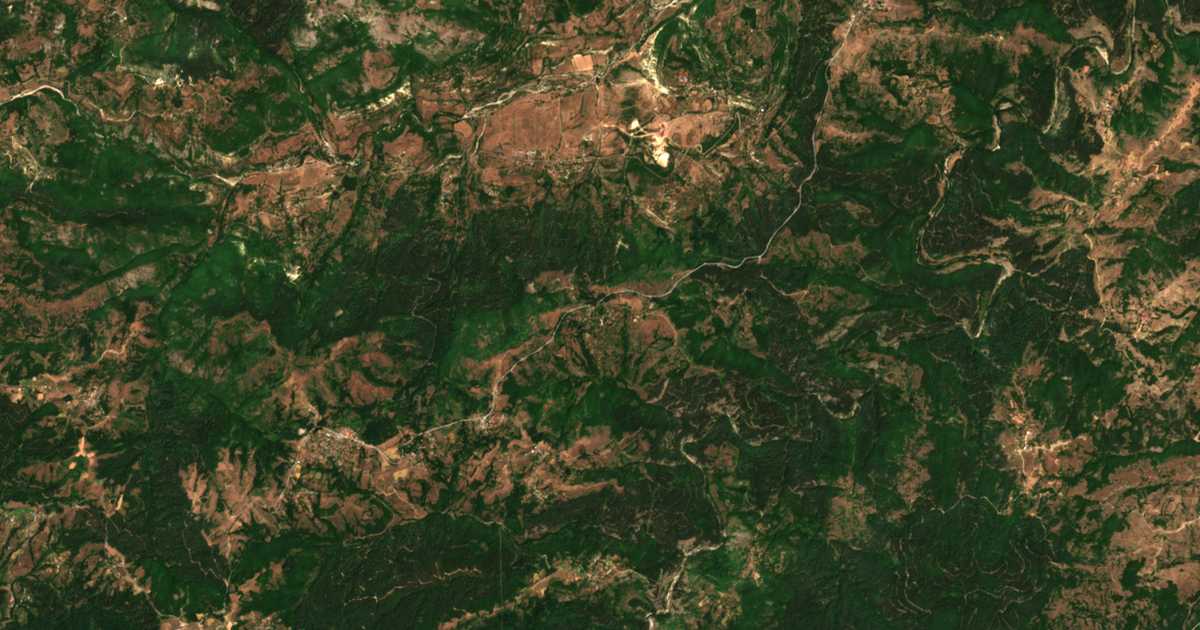 Satellitenkarte von Topolka