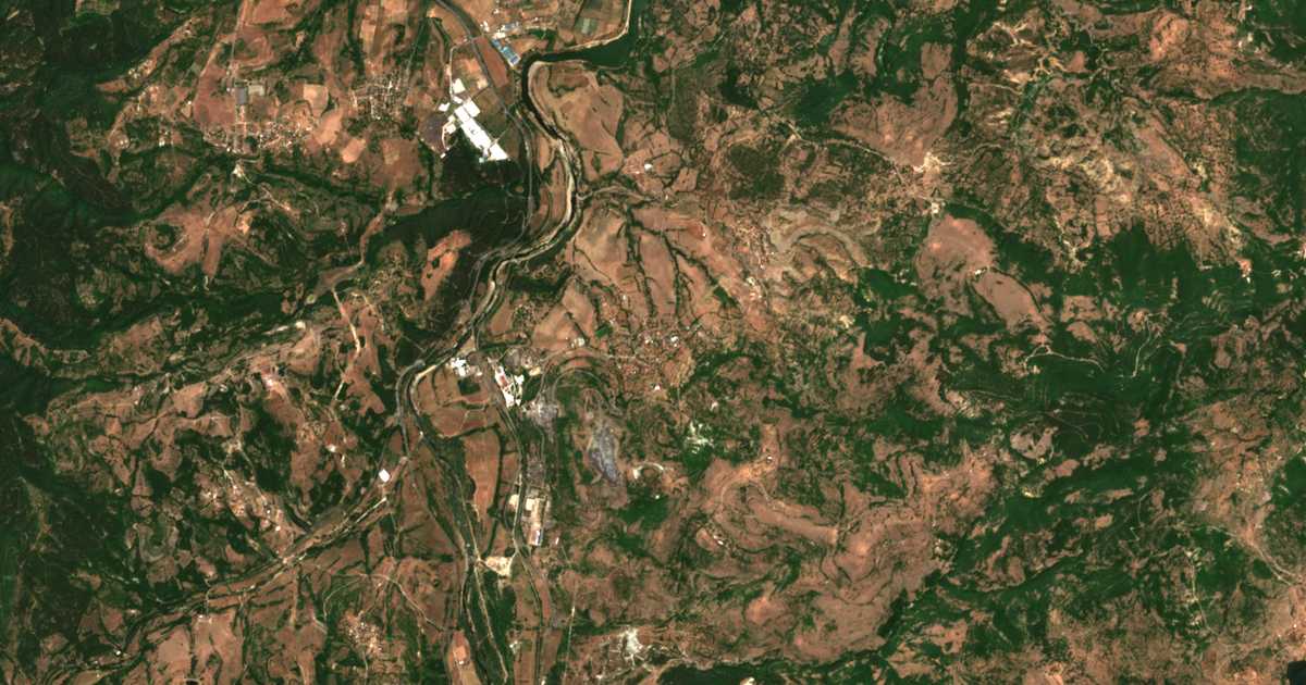 Satellitenkarte von Gruevo