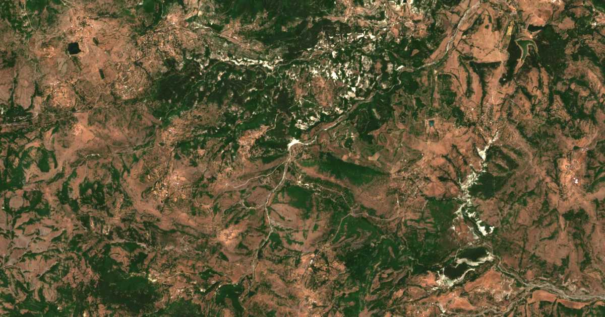Satellitenkarte von Kos