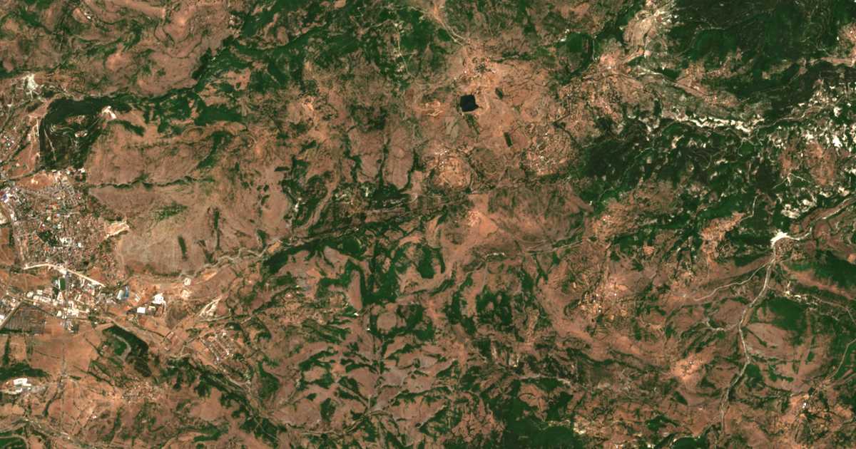Satellitenkarte von Plešinci