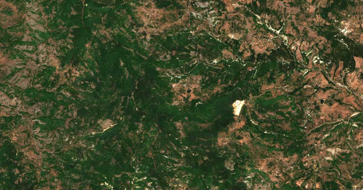 Satellitenkarte von Ralica