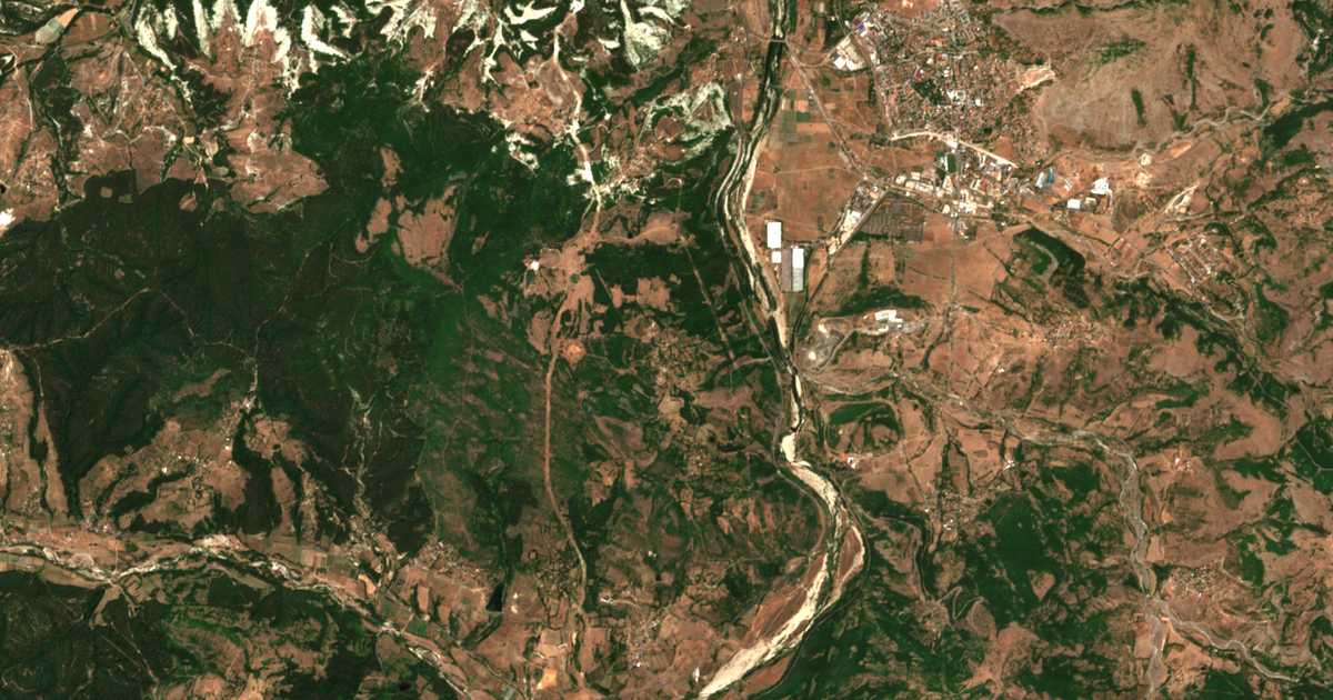 Satellitenkarte von Sadovica