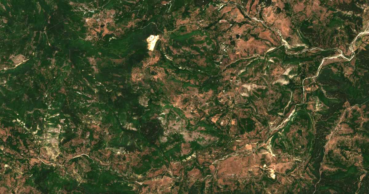 Satellitenkarte von Sedefče