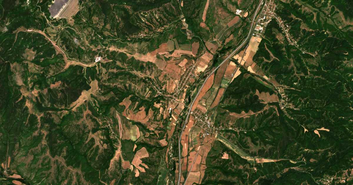Satellitenkarte von Blažievo