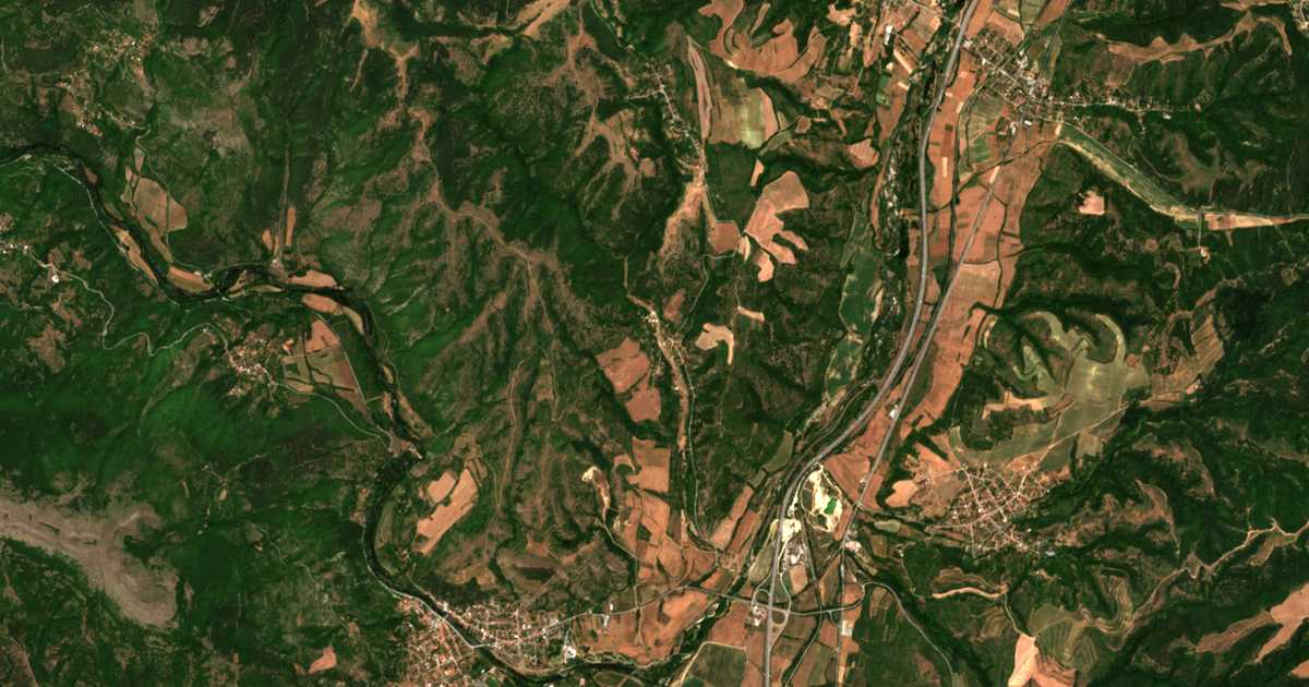 Satellitenkarte von Sopovo