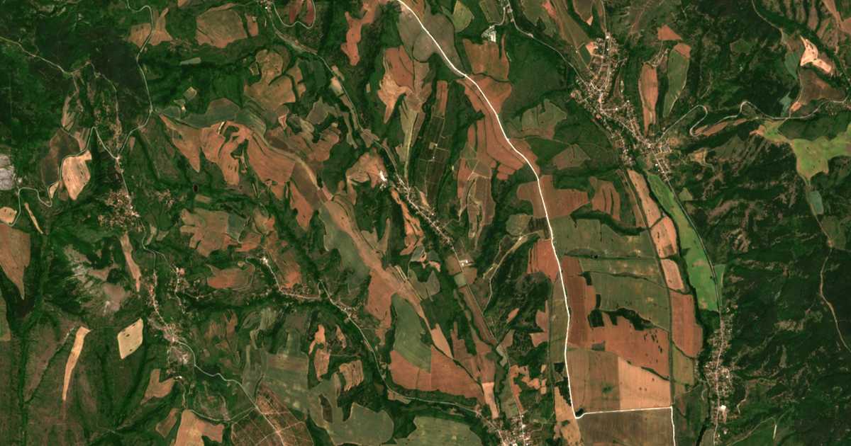Satellitenkarte von Babinska Reka