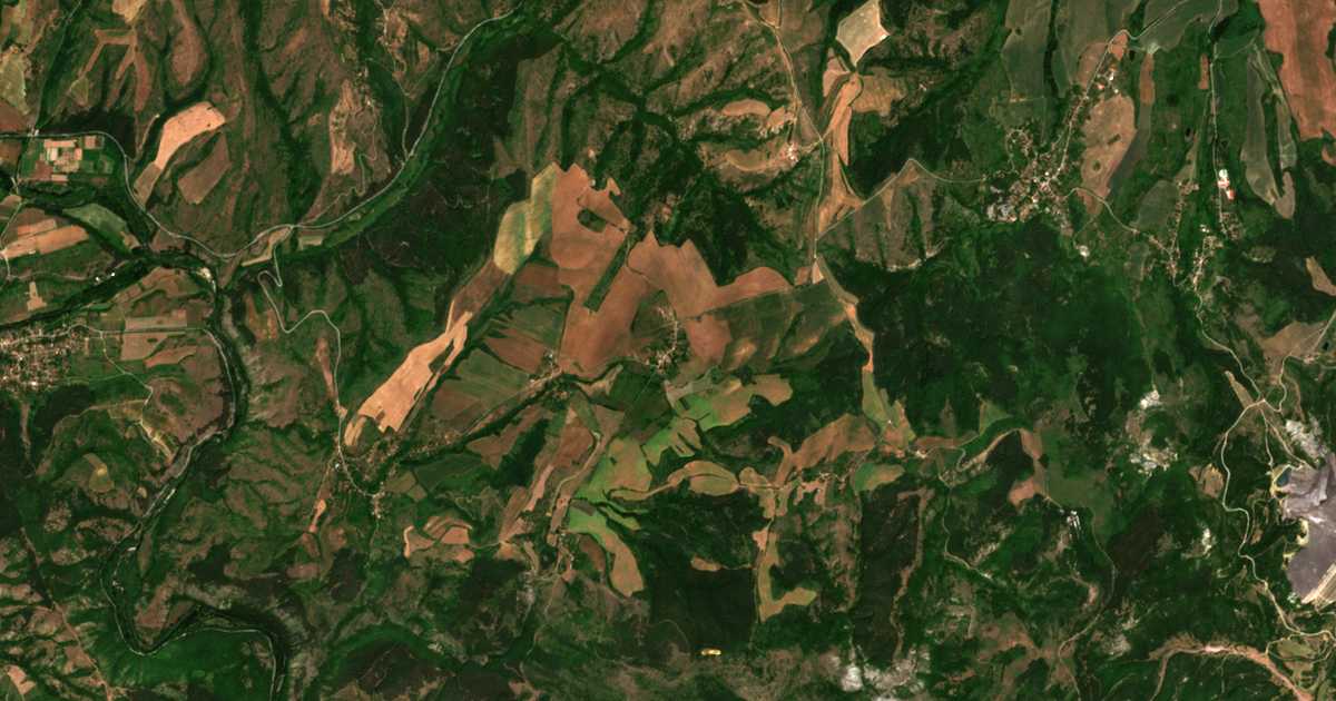 Satellitenkarte von Blato