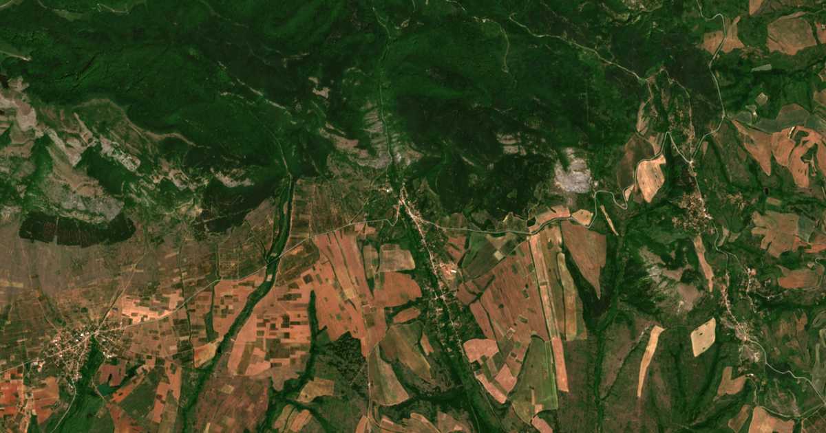 Satellitenkarte von Gorna Koznica