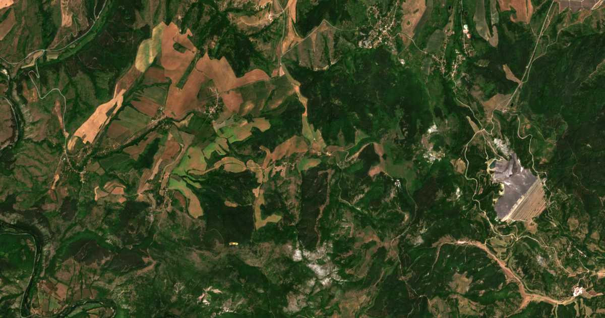 Satellitenkarte von Lokvata