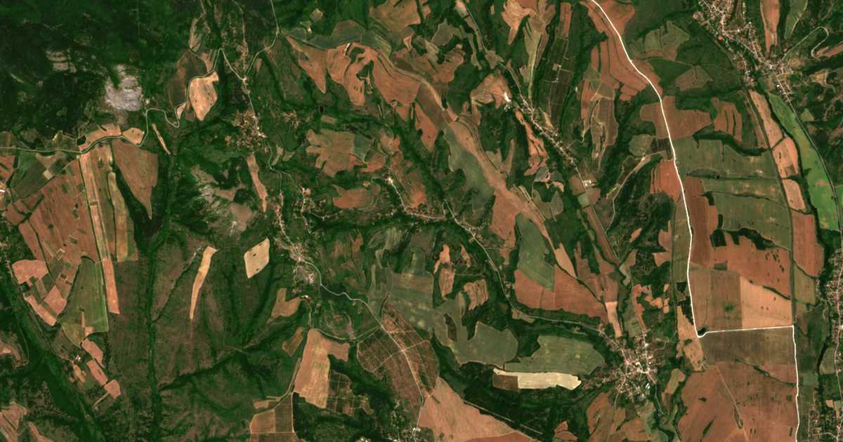Satellitenkarte von Novoseljane