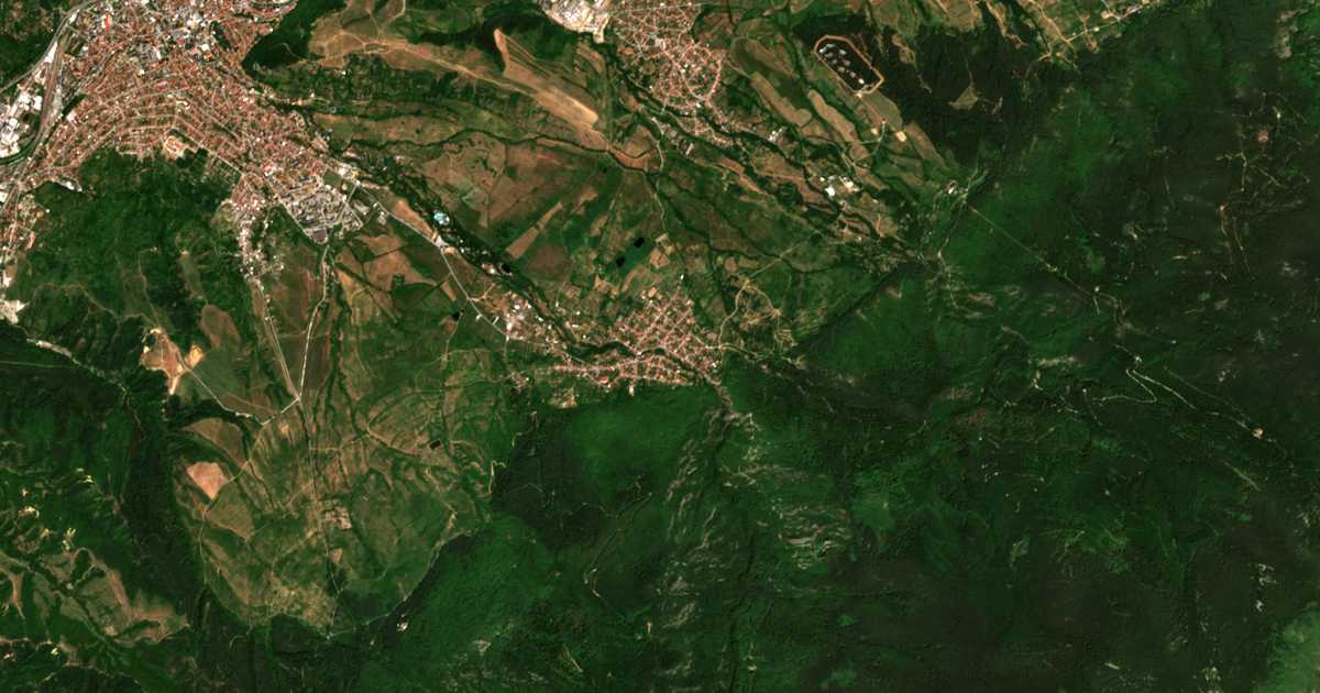 Satellitenkarte von Bistrica