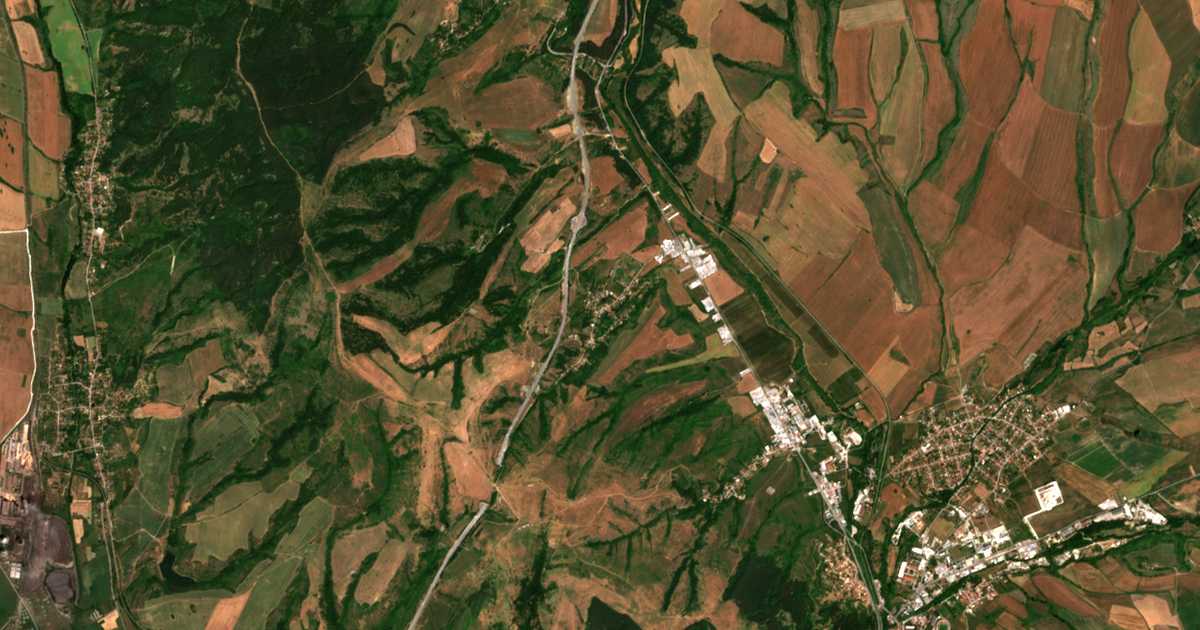 Satellitenkarte von Blatino