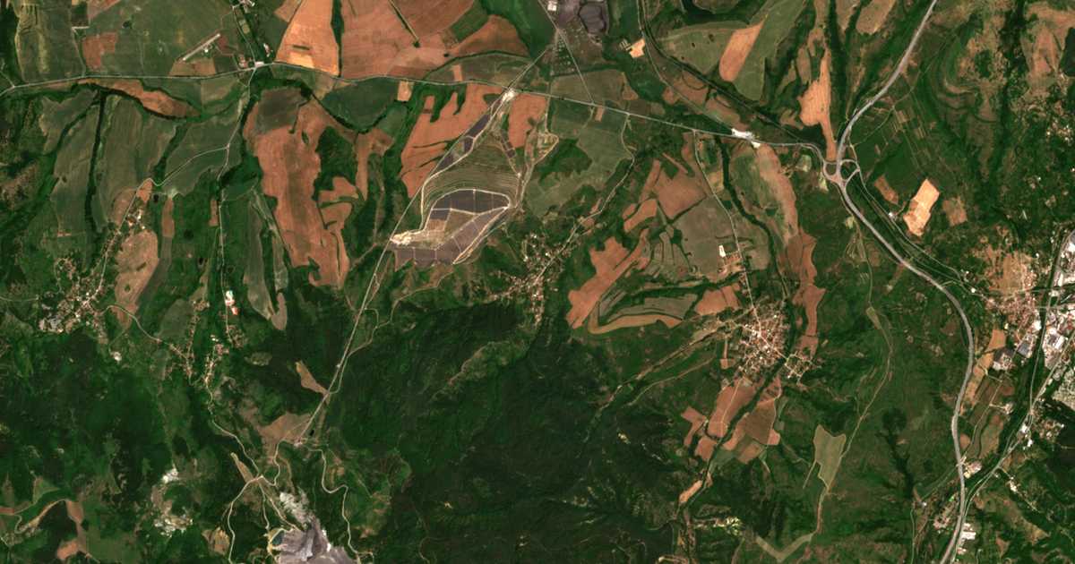 Satellitenkarte von Palatovo