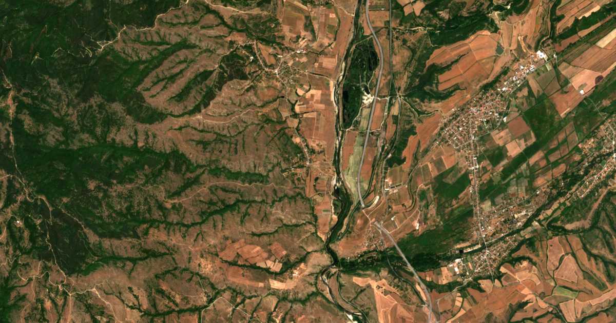 Satellitenkarte von Krumovo