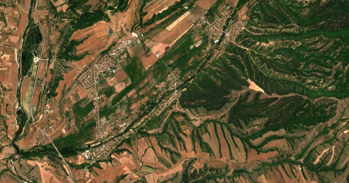 Satellitenkarte von Porominovo