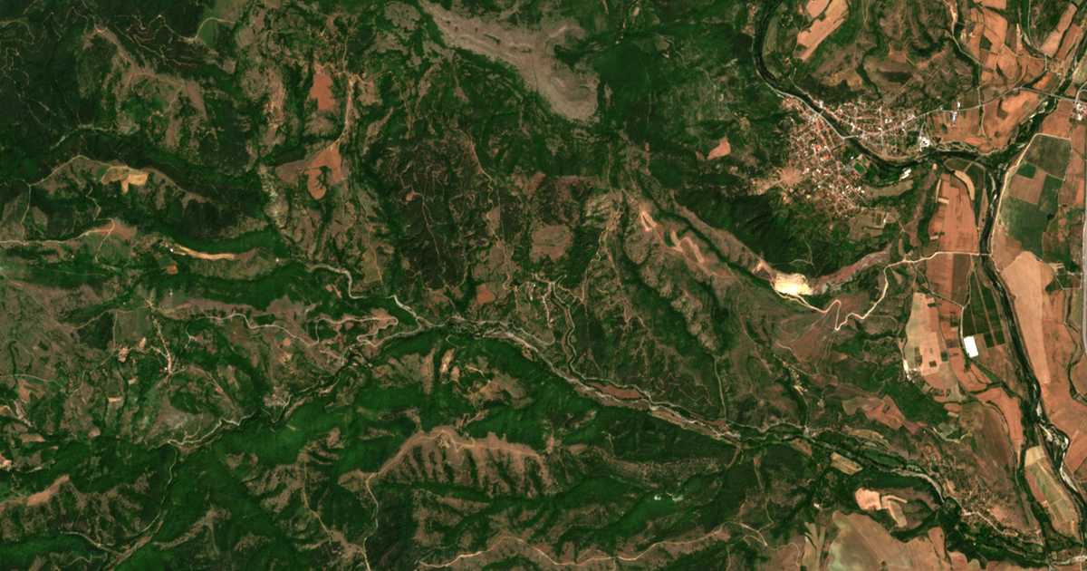 Satellitenkarte von Cǎrvište