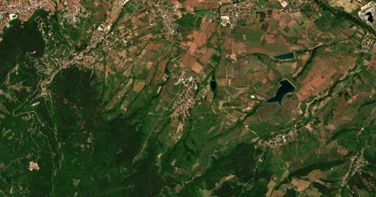 Satellitenkarte von Granica