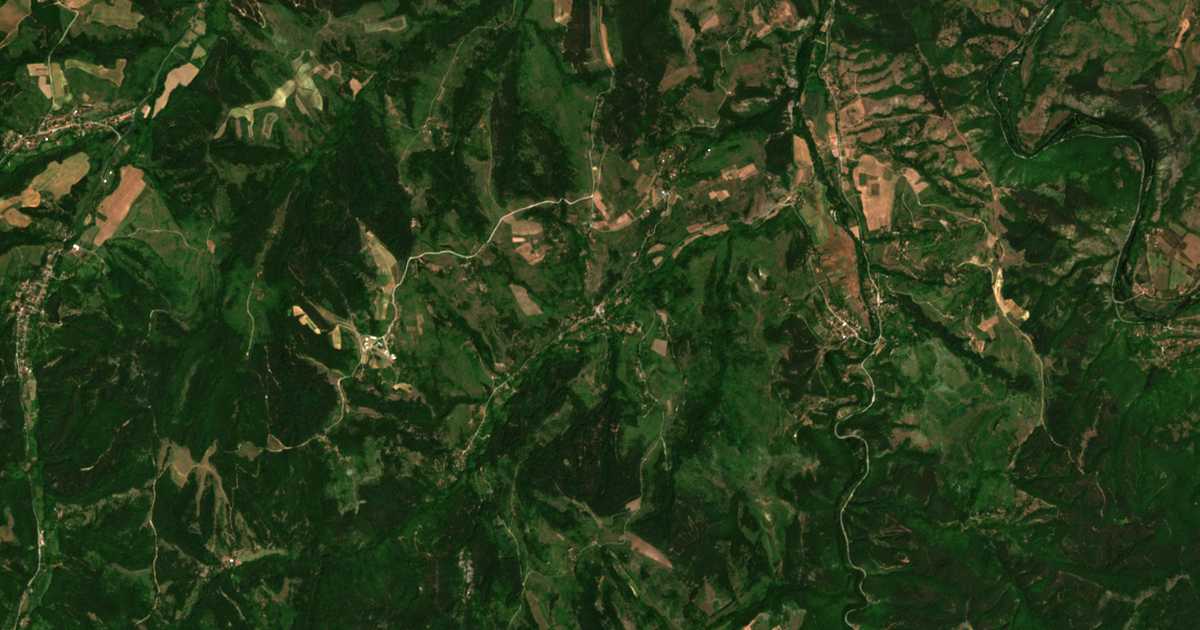 Satellitenkarte von Eremija