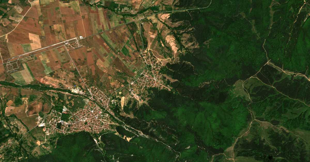 Satellitenkarte von Saparevo
