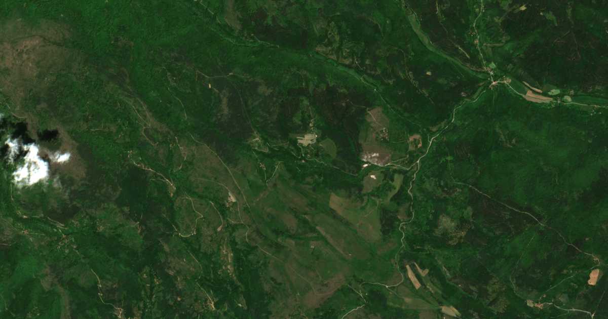 Satellitenkarte von Kiselica