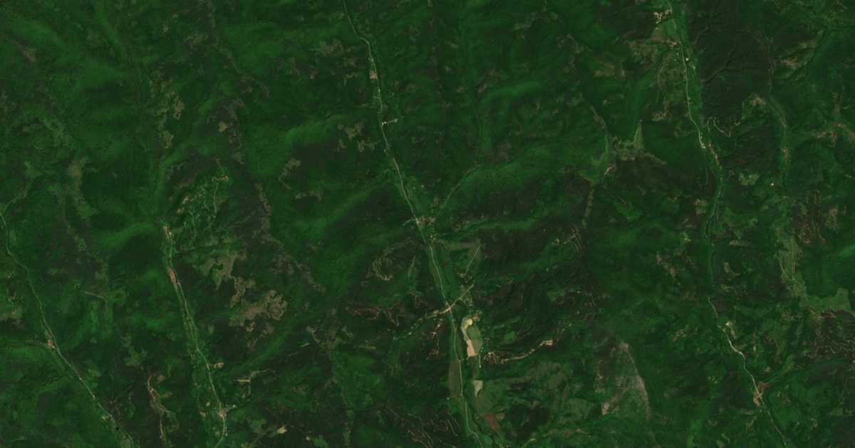 Satellitenkarte von Kosovo