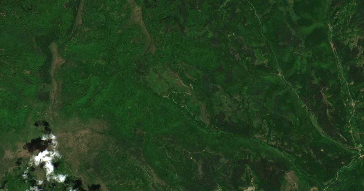 Satellitenkarte von Metohija