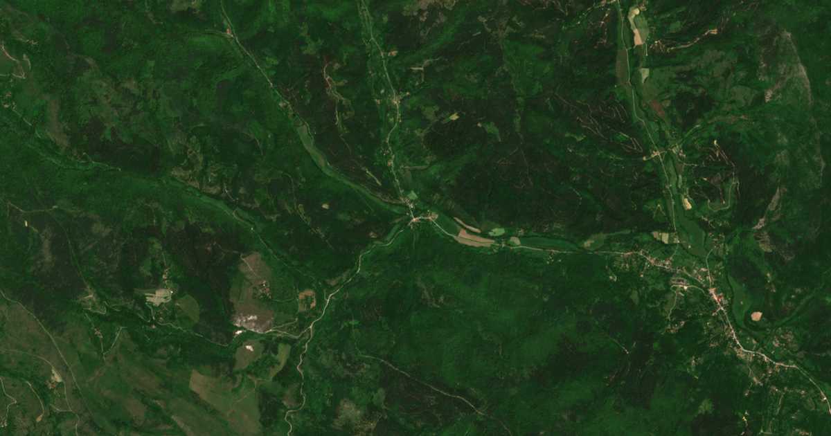 Satellitenkarte von Sredorek