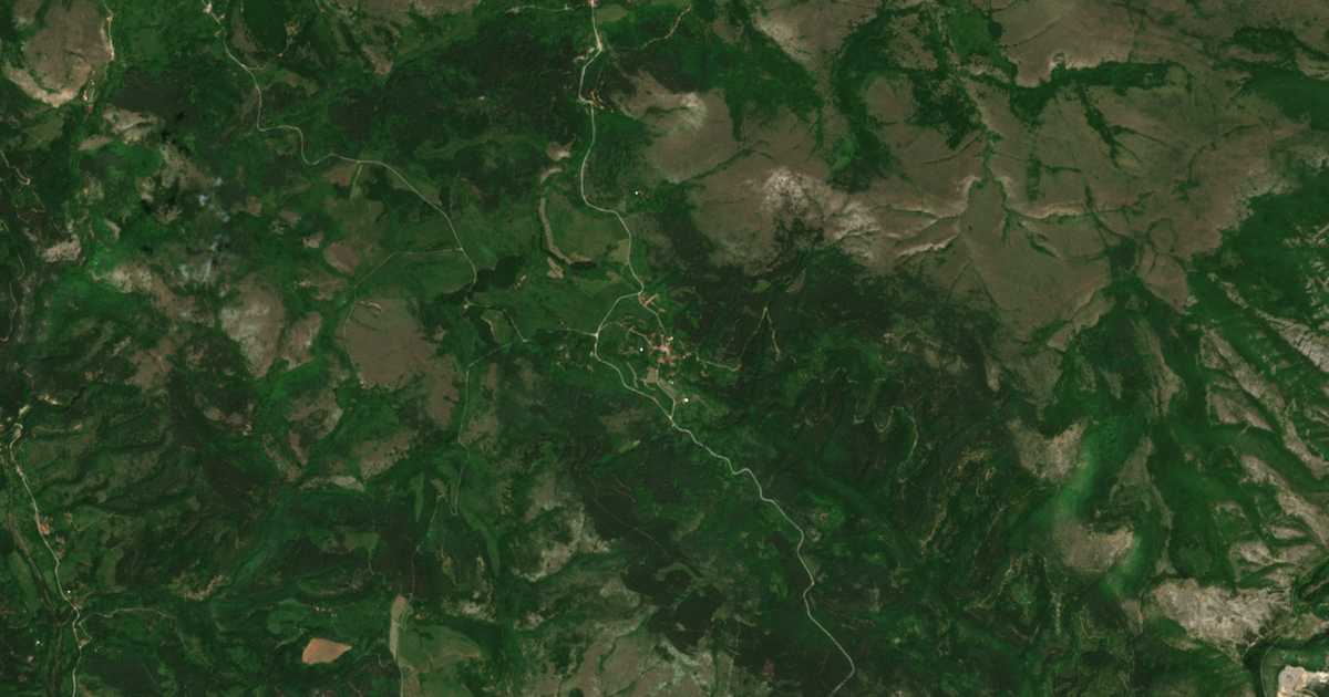 Satellitenkarte von Zlogoš