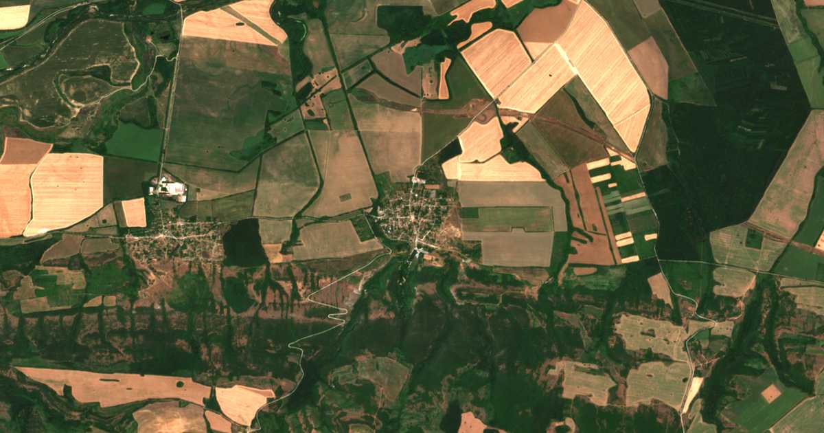 Satellitenkarte von Krušuna