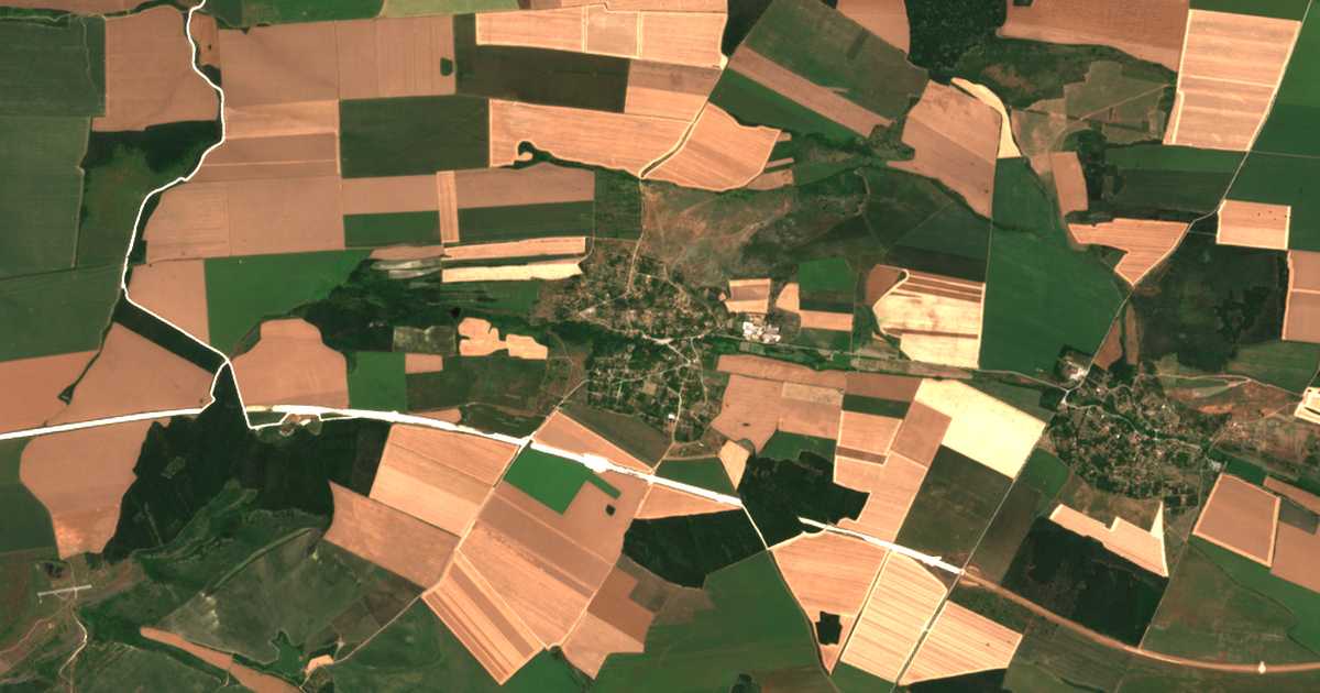 Satellitenkarte von Vladinja