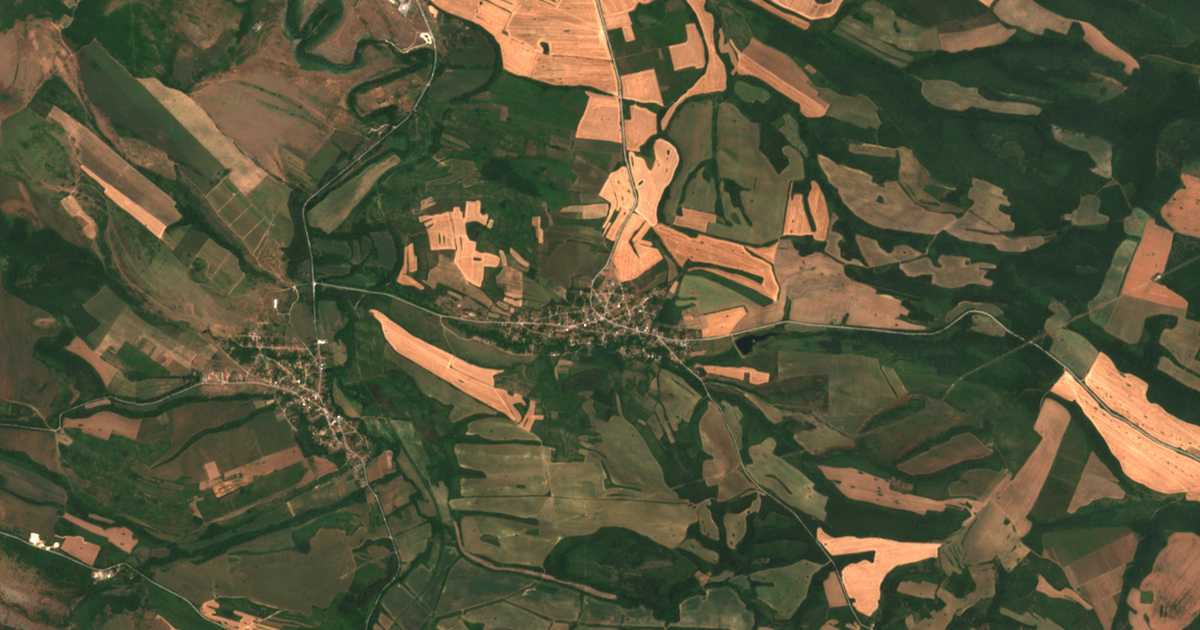 Satellitenkarte von Todoričene