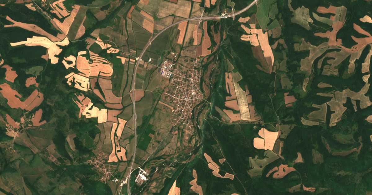 Satellitenkarte von Toros