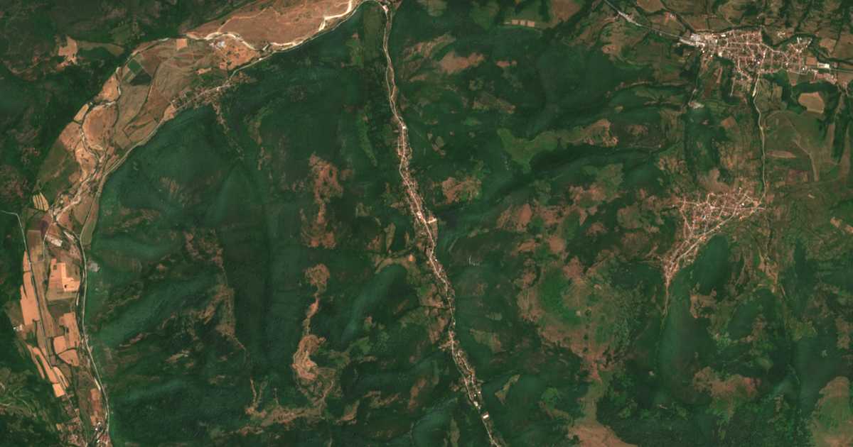 Satellitenkarte von Gradežnica