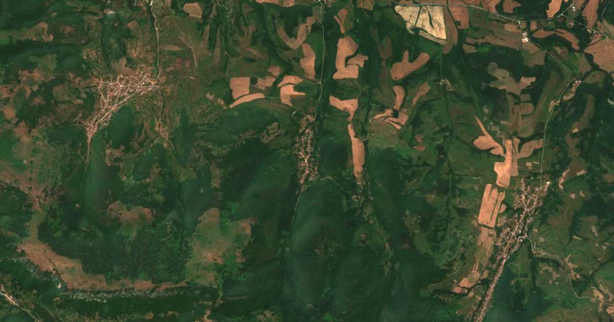 Satellitenkarte von Malka Željazna