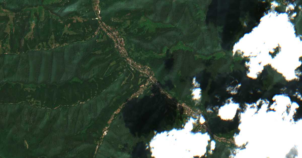 Satellitenkarte von Ribarica