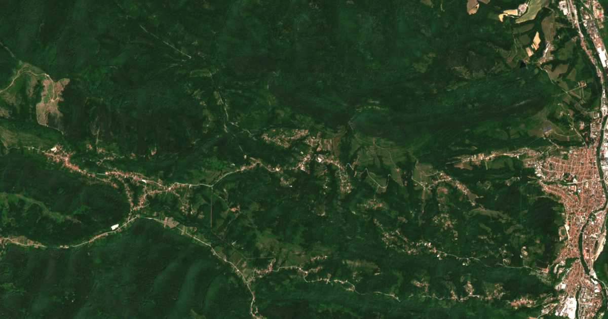 Satellitenkarte von Balabansko