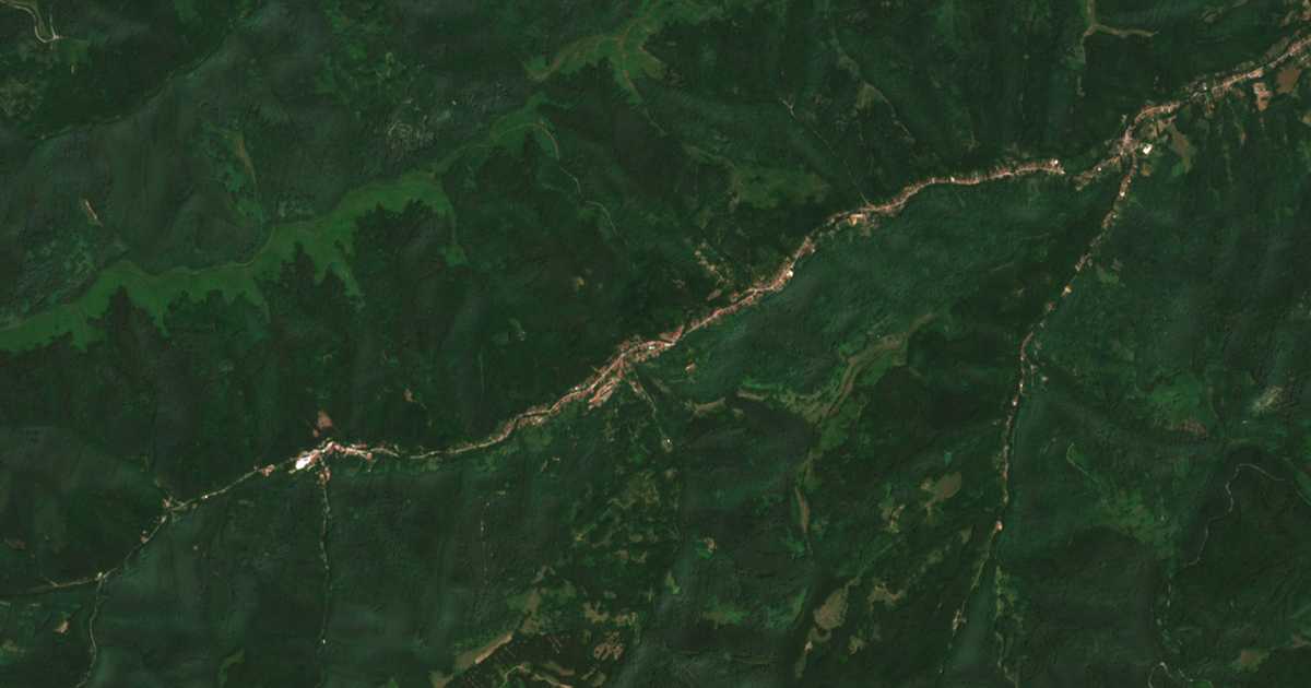 Satellitenkarte von Čiflik