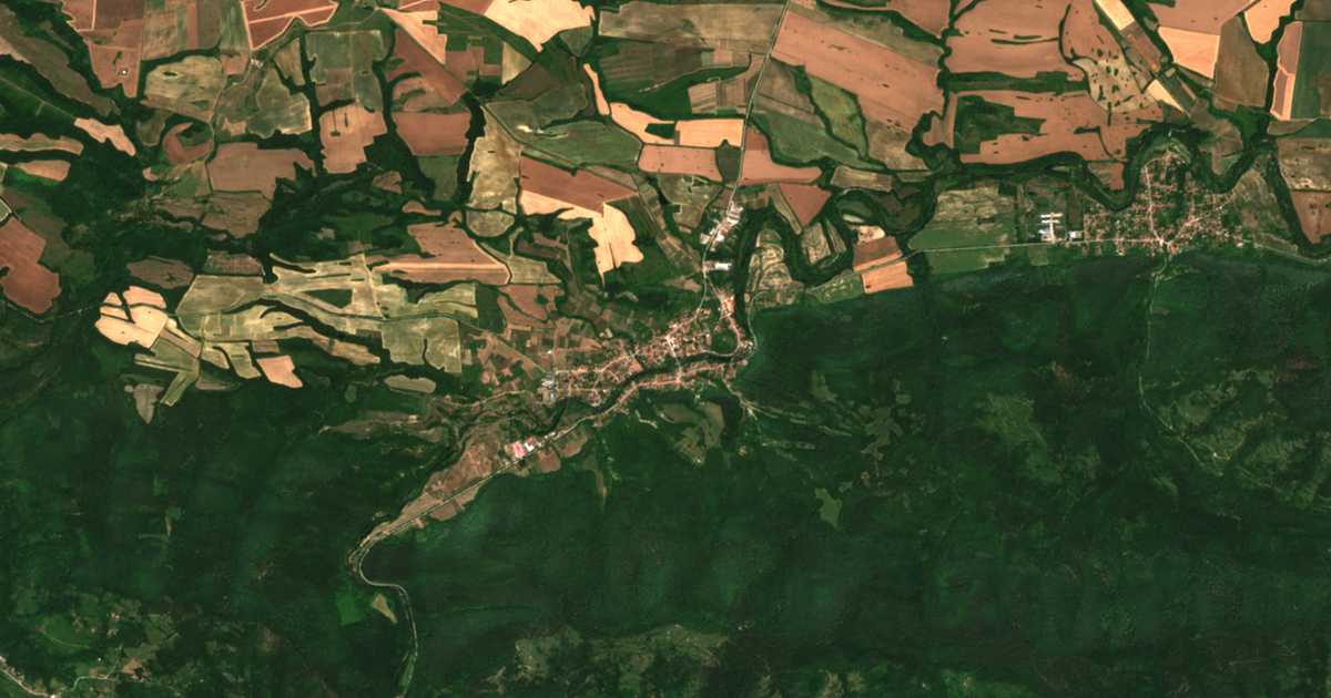 Satellitenkarte von Debnevo