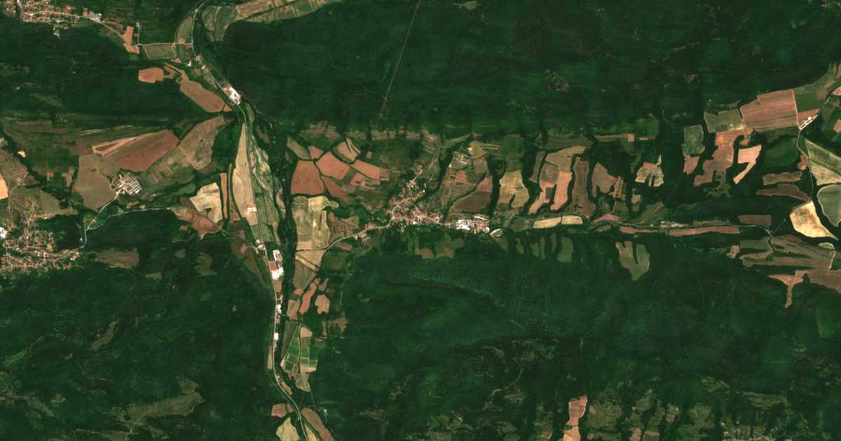 Satellitenkarte von Dobrodan