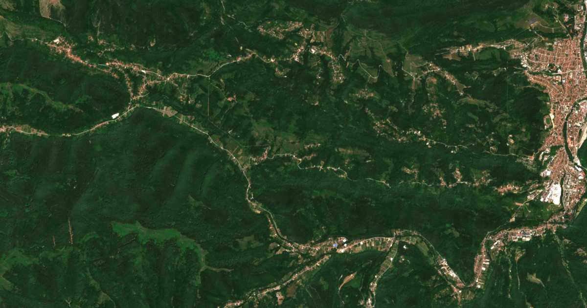 Satellitenkarte von Gorno Trape